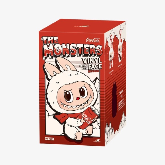 Pop Mart Other - Pop Mart The Monsters Coca Cola Coke Series Labubu Vinyl Face Pendant Blind Box